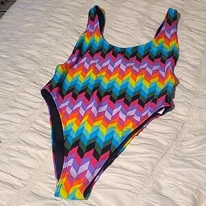 Rainbow 🌈 chevron forever 21 bathing suit